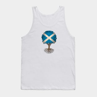 Tree of Life with Scottish Flag Tank Top